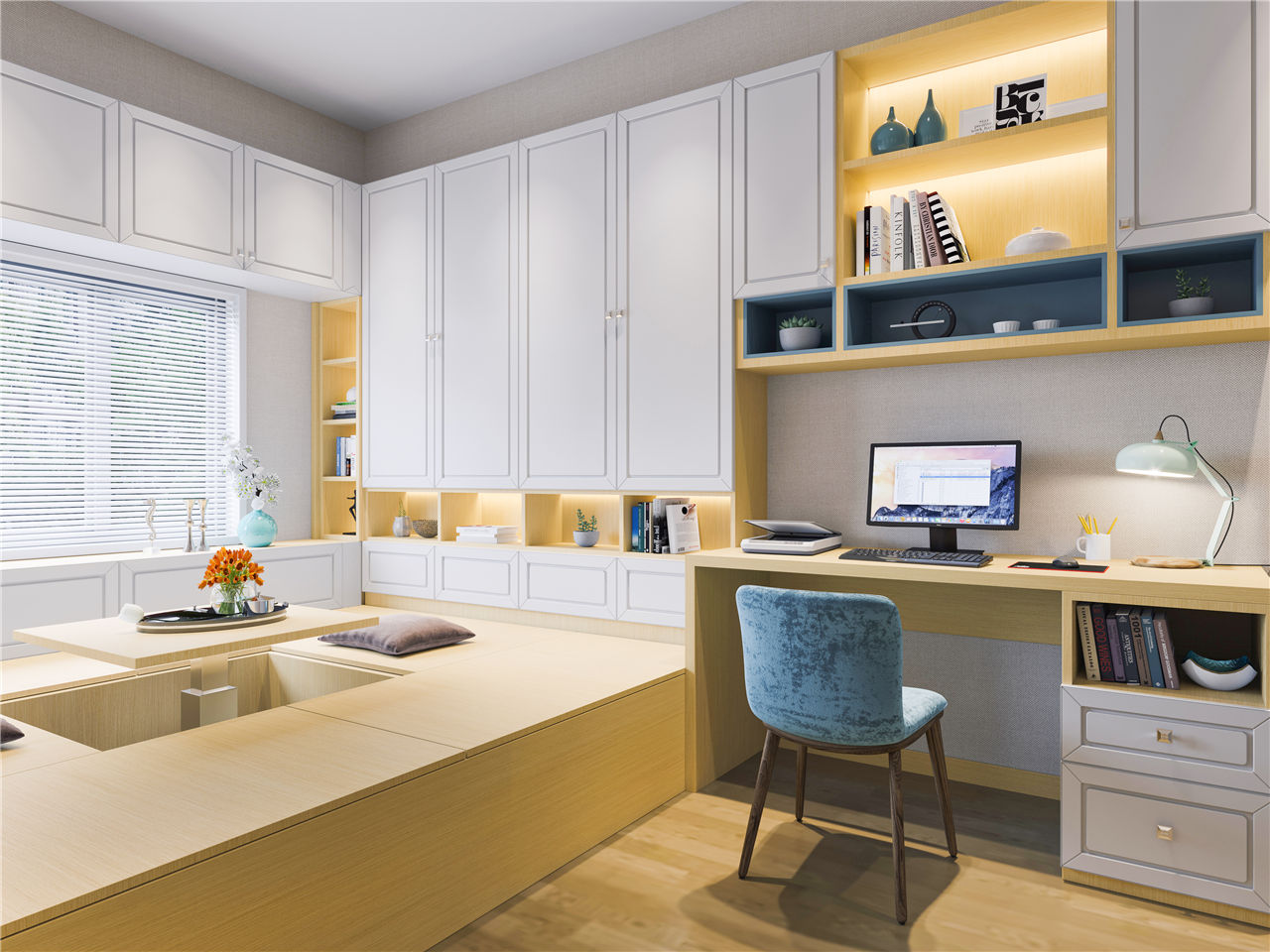 茉影秋香生態板-板材全屋定制案例